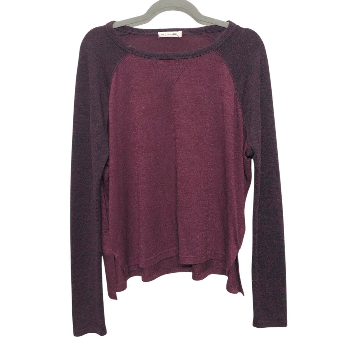 Top Ls Basic By Rag & Bones Jeans In Maroon, Size:S