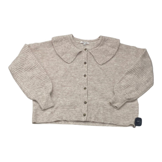Sweater Cardigan By Madewell In Beige, Size:Xxs