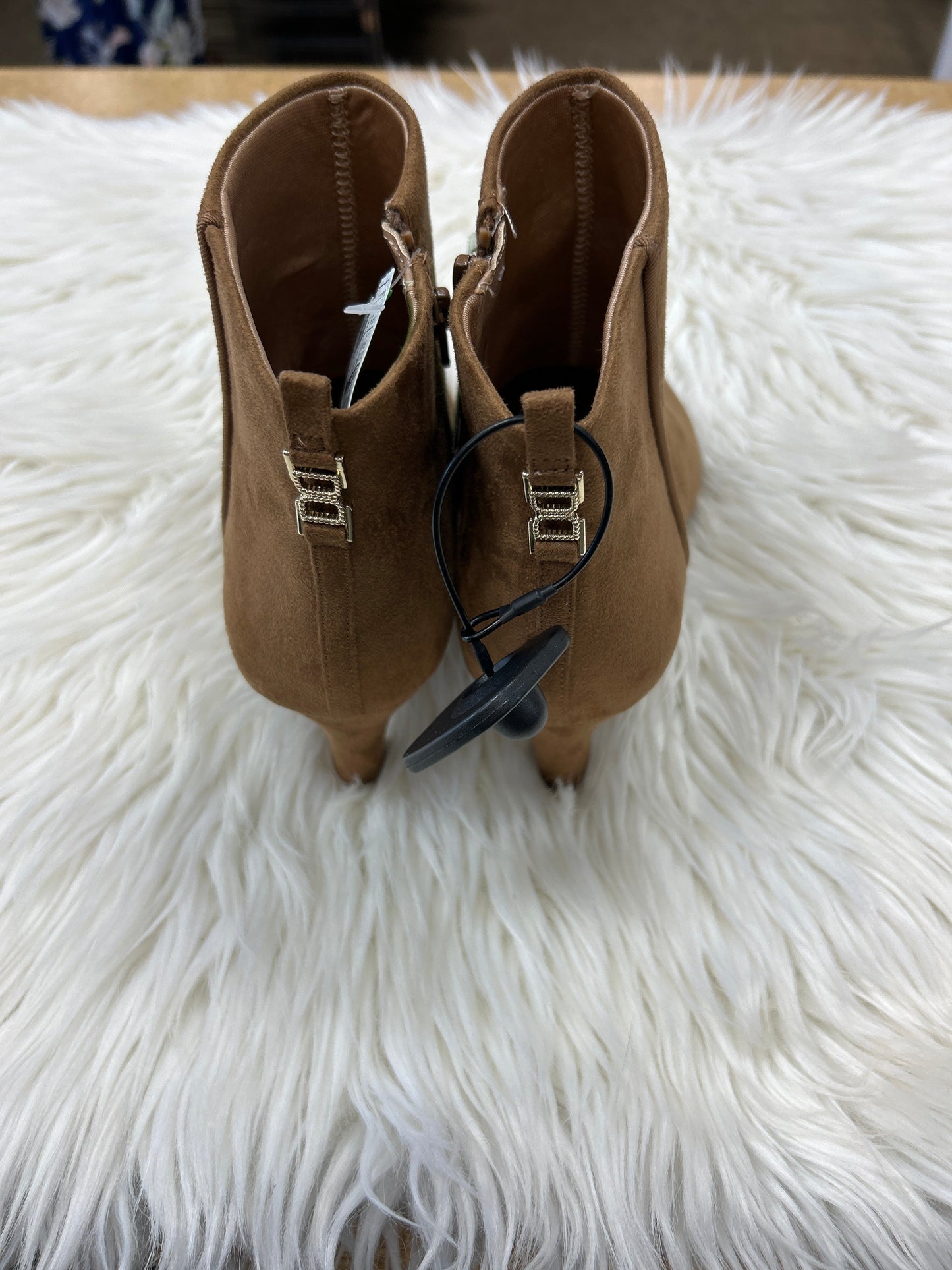 Boots Ankle Heels By Life Stride In Brown, Size:9.5