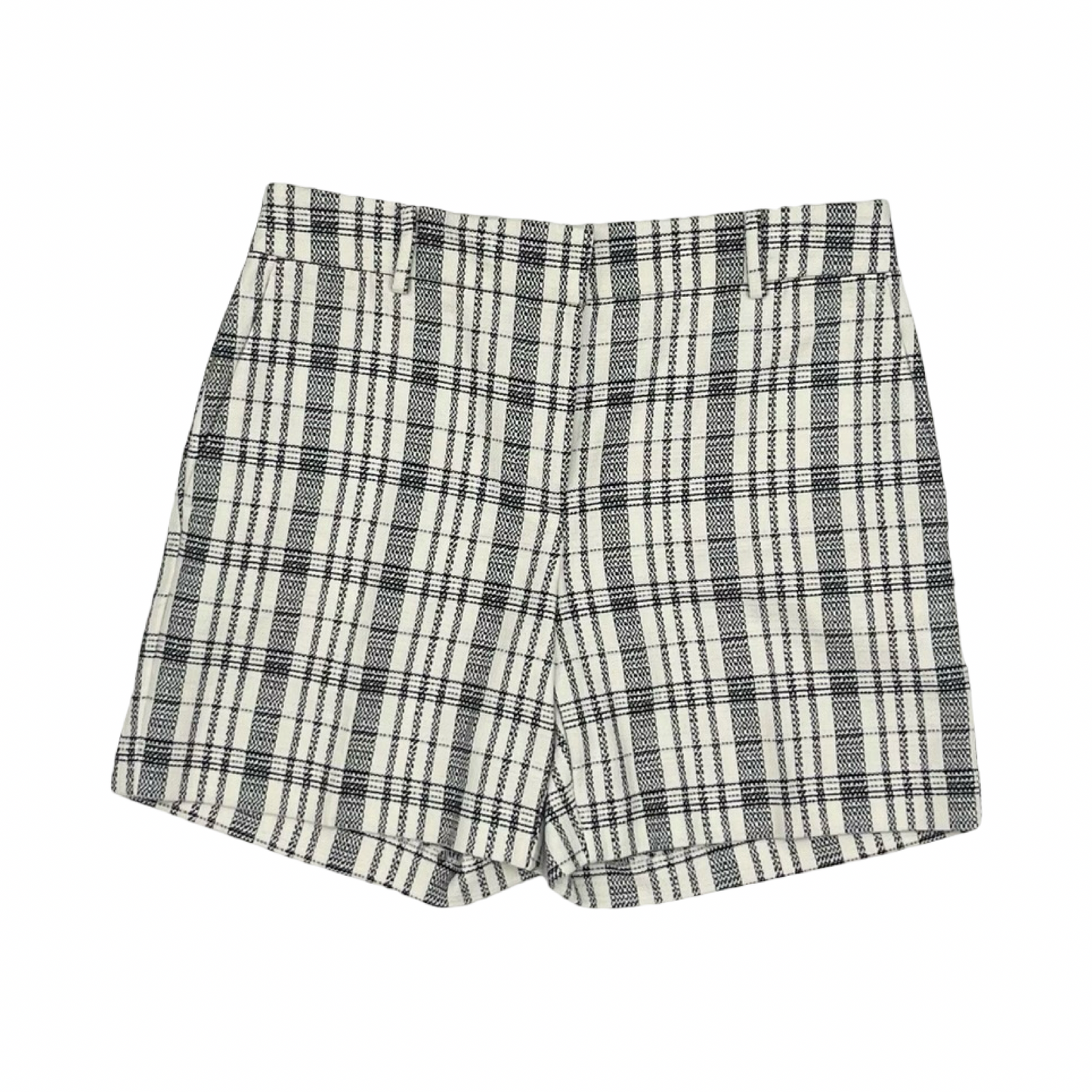 Shorts By Ann Taylor In Black & White, Size:4