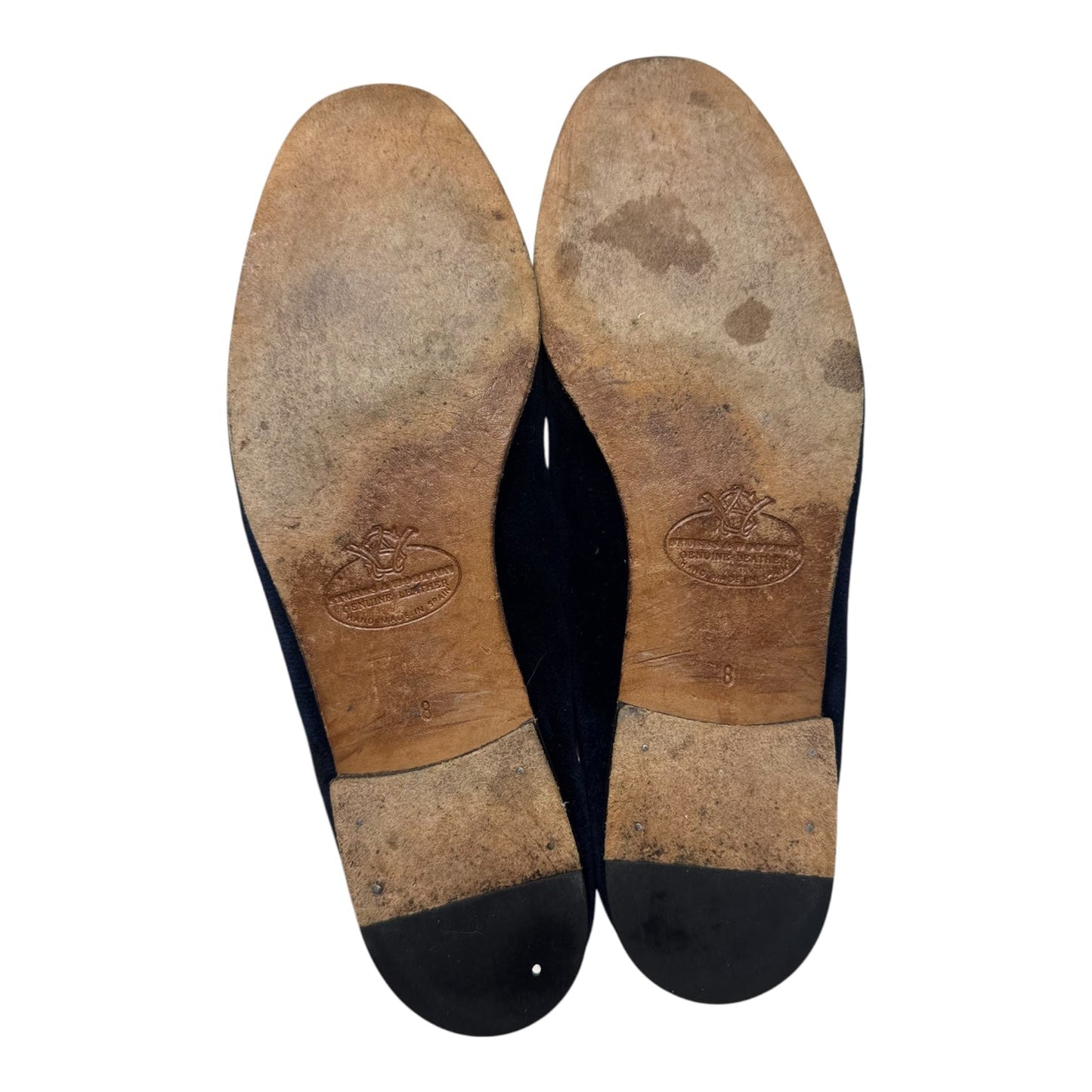 Storm Velvet Embroidered Slipper Shoes Flats By Stubbs & Wootton In Blue, Size: 8