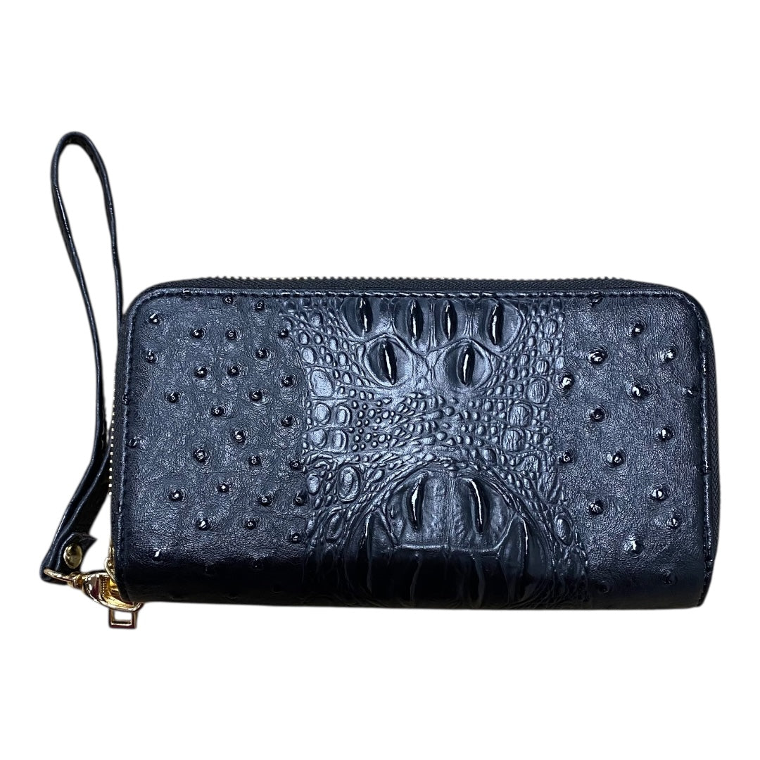 Wallet By Clothes Mentor In Black, Size:Large