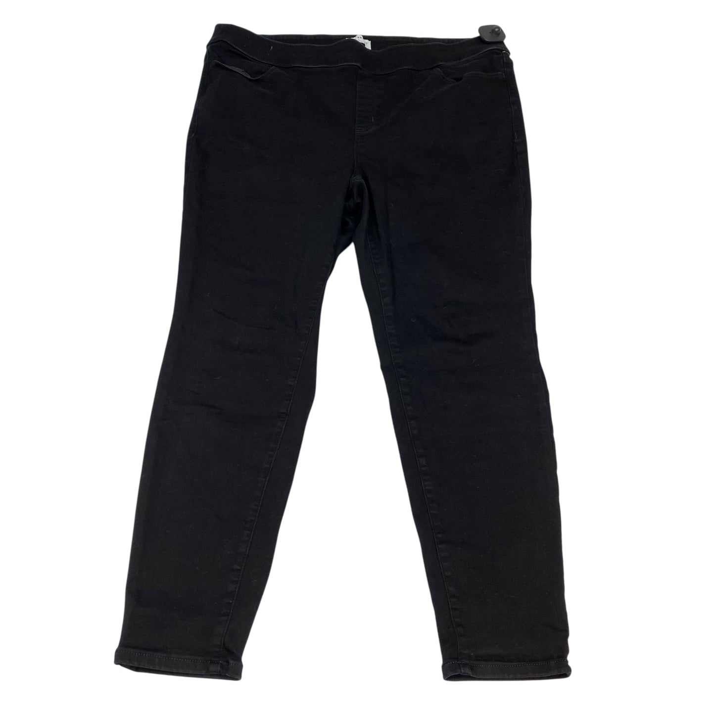 Jeans Jeggings By Lane Bryant In Black Denim, Size:22