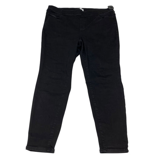 Jeans Jeggings By Lane Bryant In Black Denim, Size:22