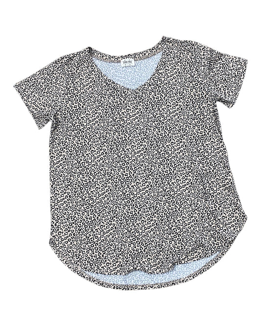 Top Ss By Clothes Mentor In Tan & White, Size:S