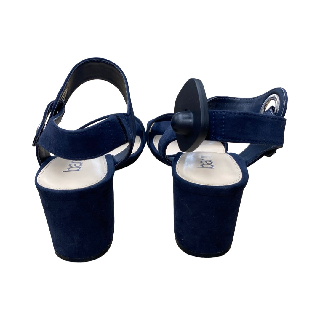 Shoes Heels Block By Bar Iii In Navy, Size:7