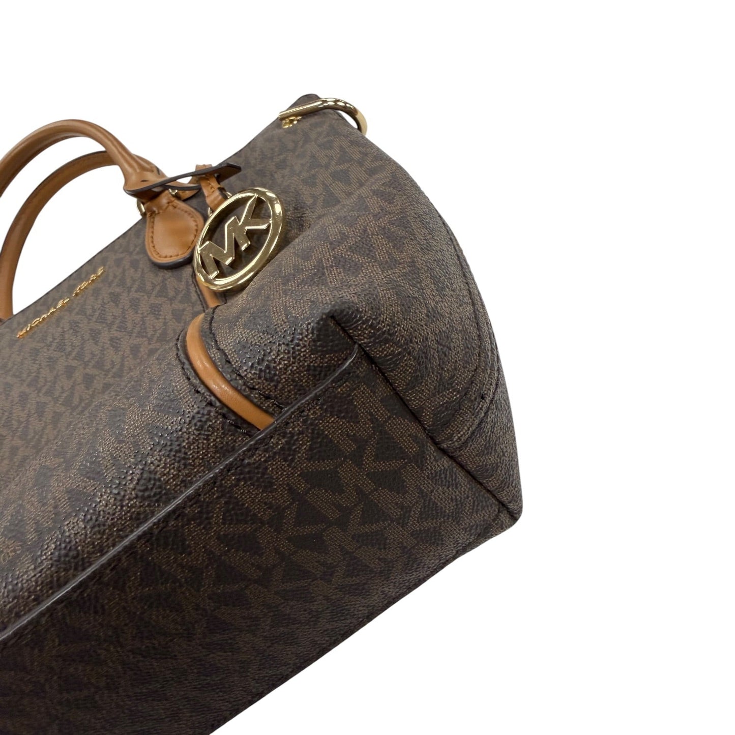 Handbag Designer By Michael Kors In Brown, Size:Medium