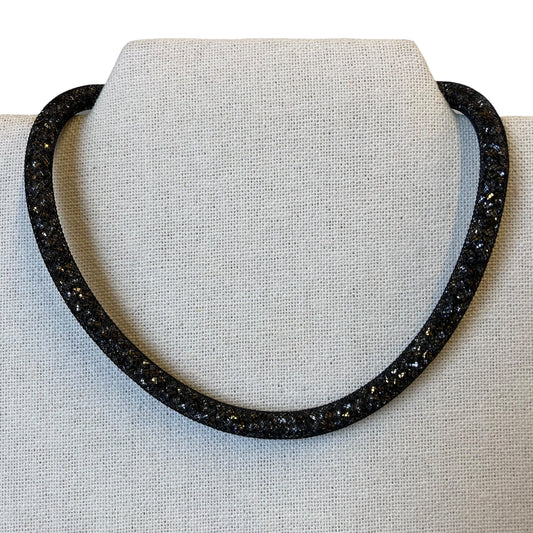 Necklace Designer By Swarovski In Black