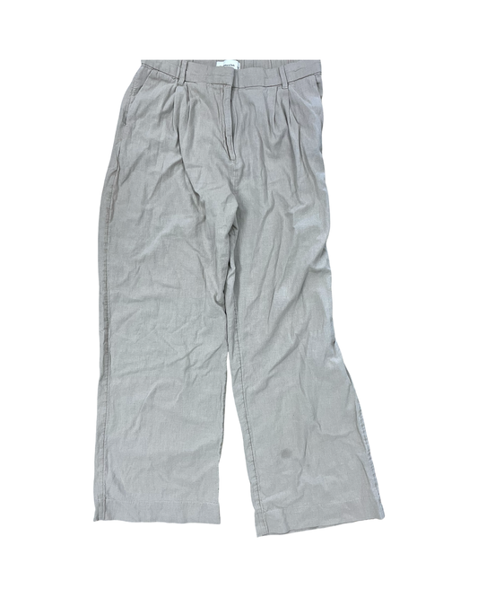 Pants Linen By Abercrombie And Fitch In Tan, Size:L