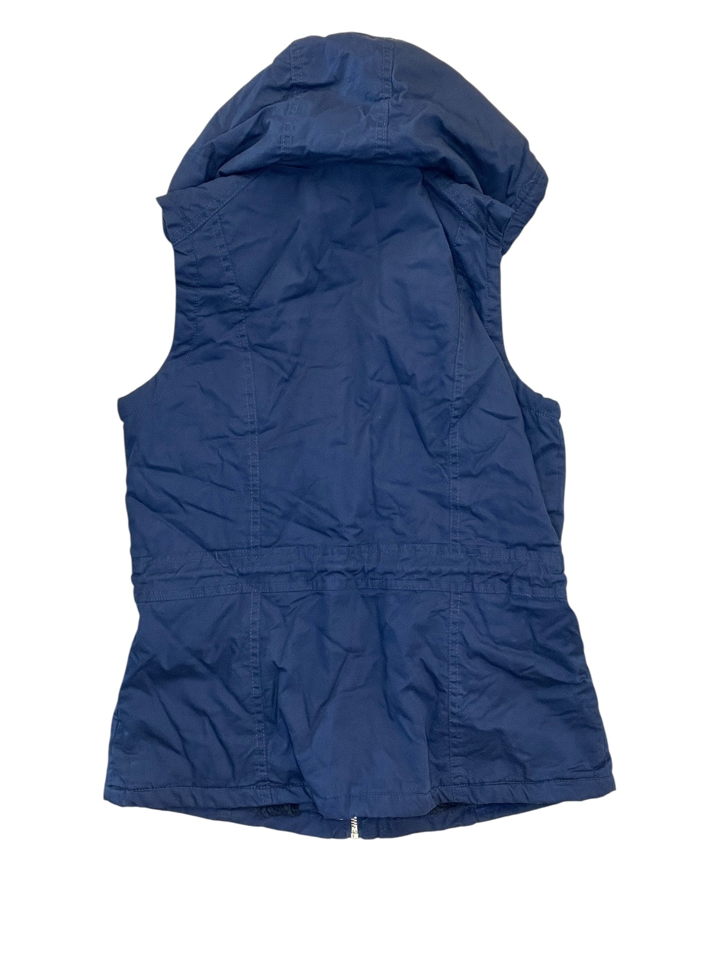 Vest Faux Fur & Sherpa By   Clothes Mentor In Blue, Size:S