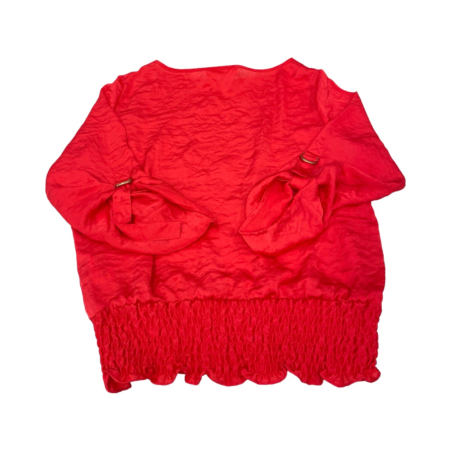 Top 3/4 Sleeve By Michael By Michael Kors In Red, Size:M