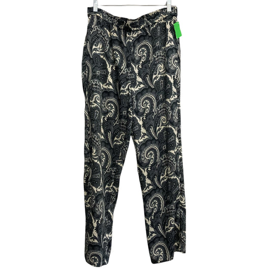 Pants Lounge By J. Crew In Black & Cream, Size:6