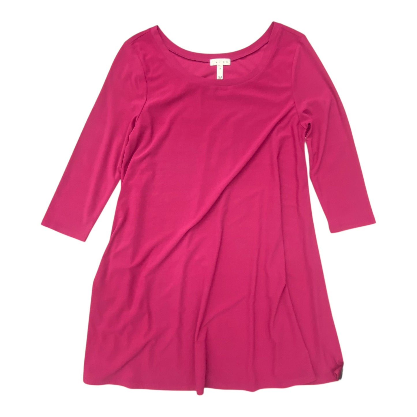Dress Casual Midi By Leith In Pink, Size:M
