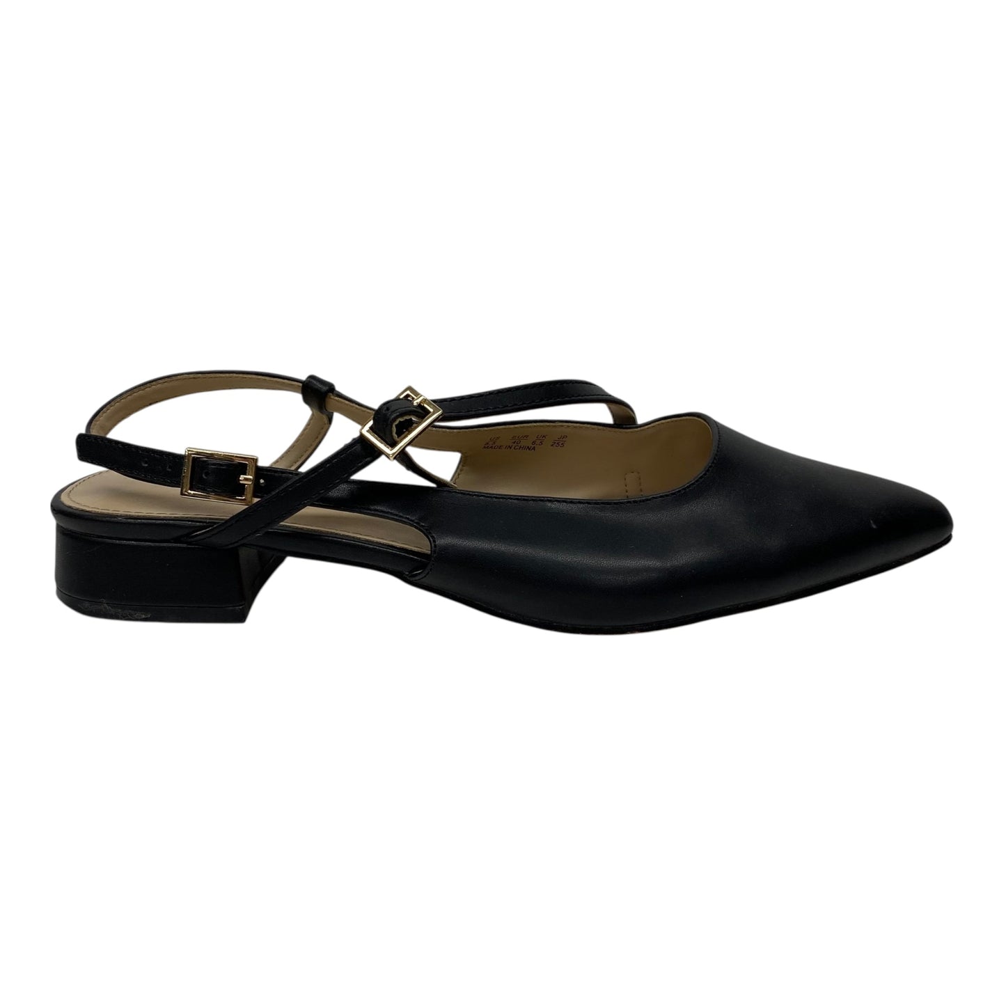 Shoes Flats By Clothes Mentor In Black, Size:8.5