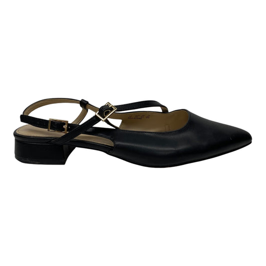 Shoes Flats By Clothes Mentor In Black, Size:8.5