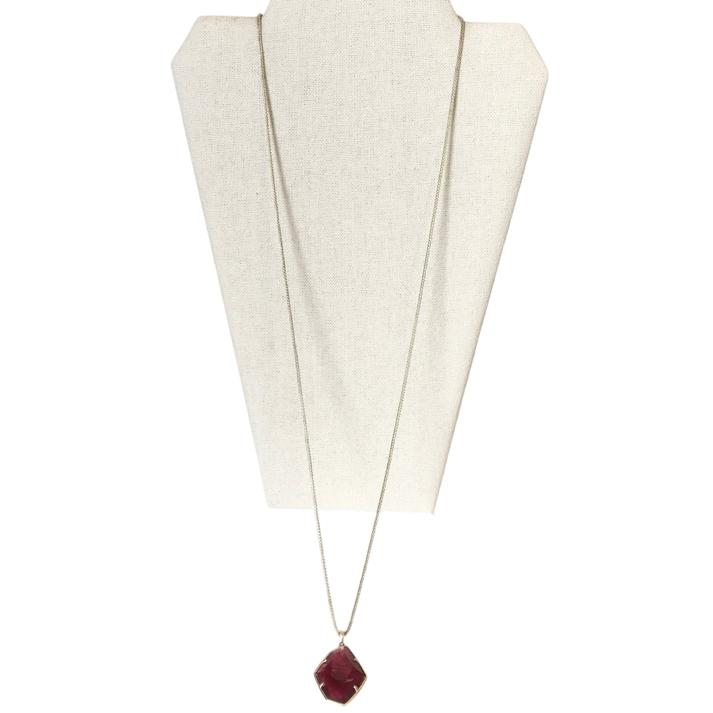 Necklace Charm By Kendra Scott In Gold & Pink