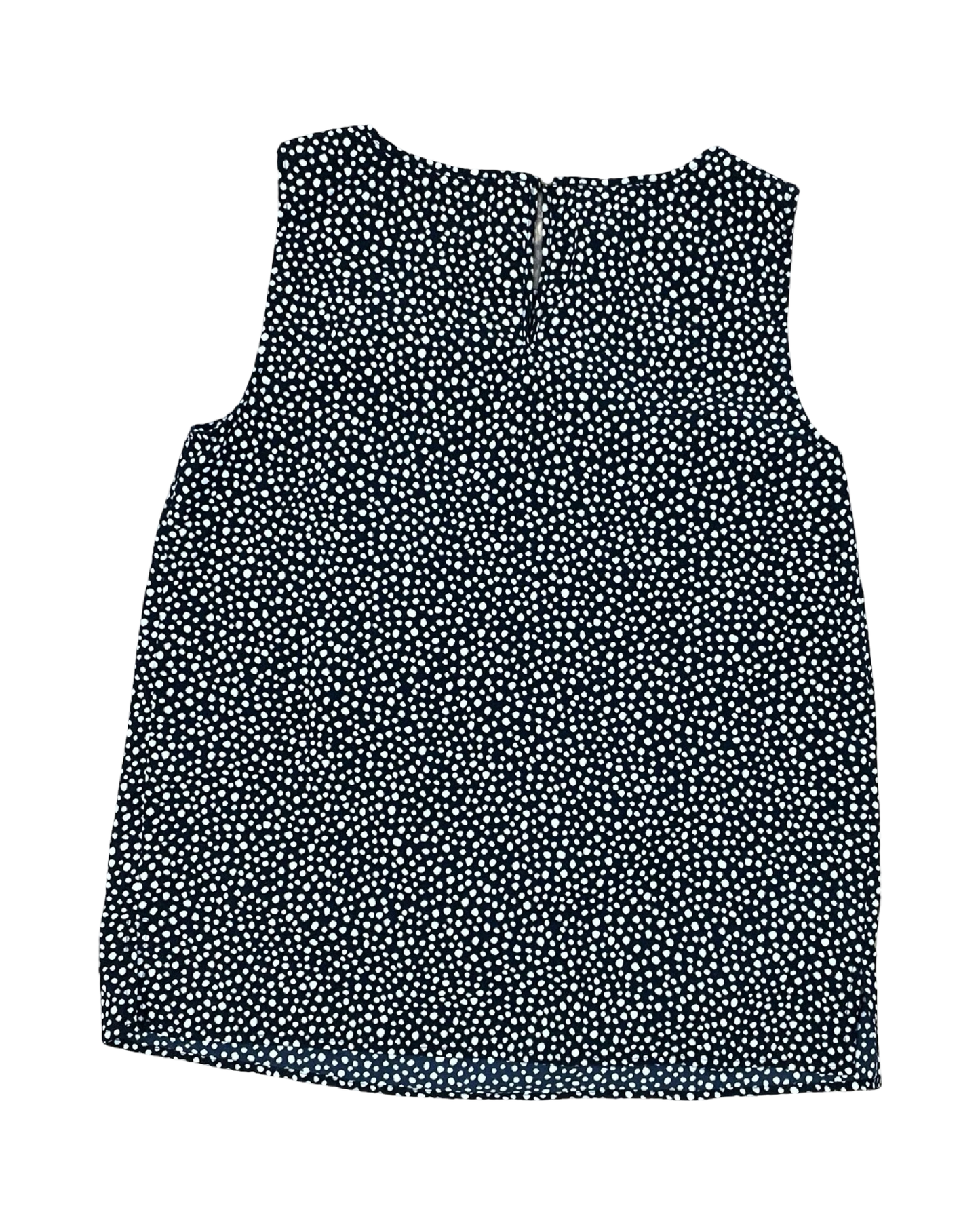Top Sleeveless By Jones New York In Blue & White, Size:M