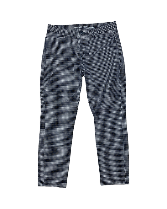 Pants Cropped By Gap In Blue & White, Size:2