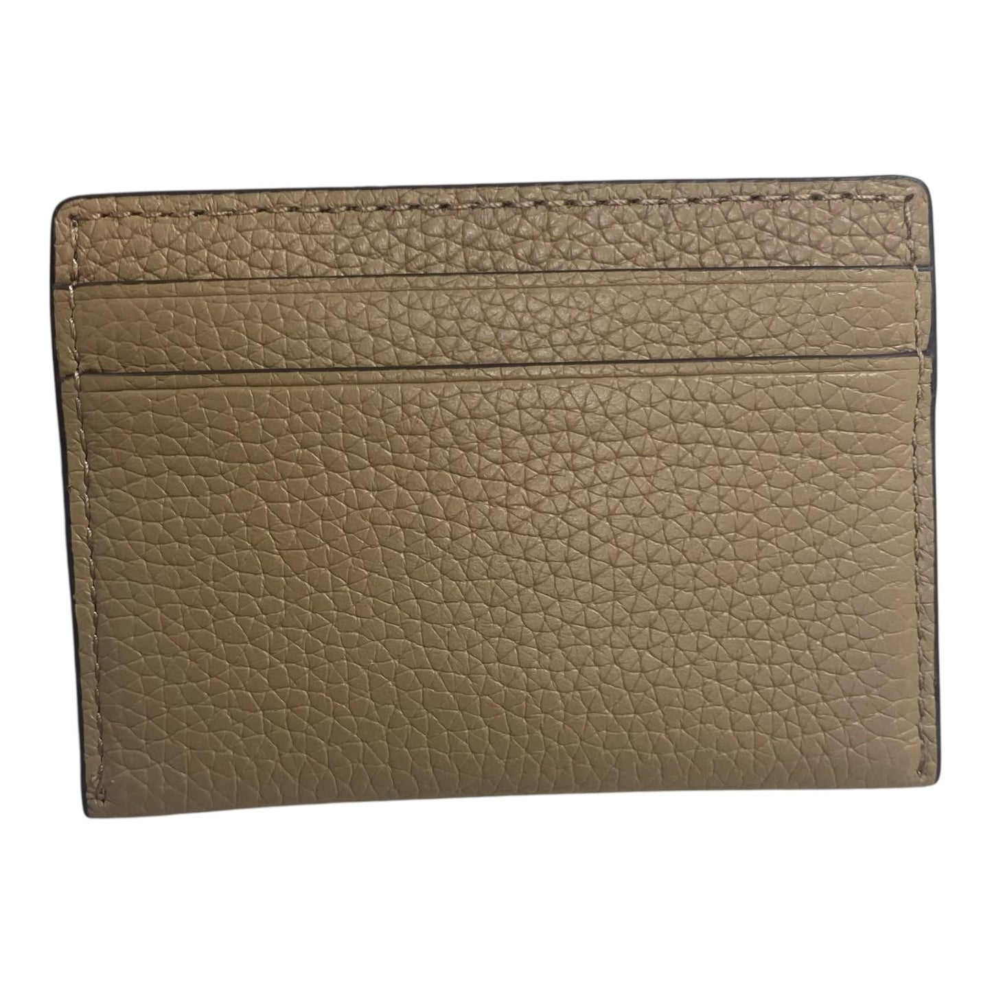 Id/Card Holder Designer By Michael Kors In Beige