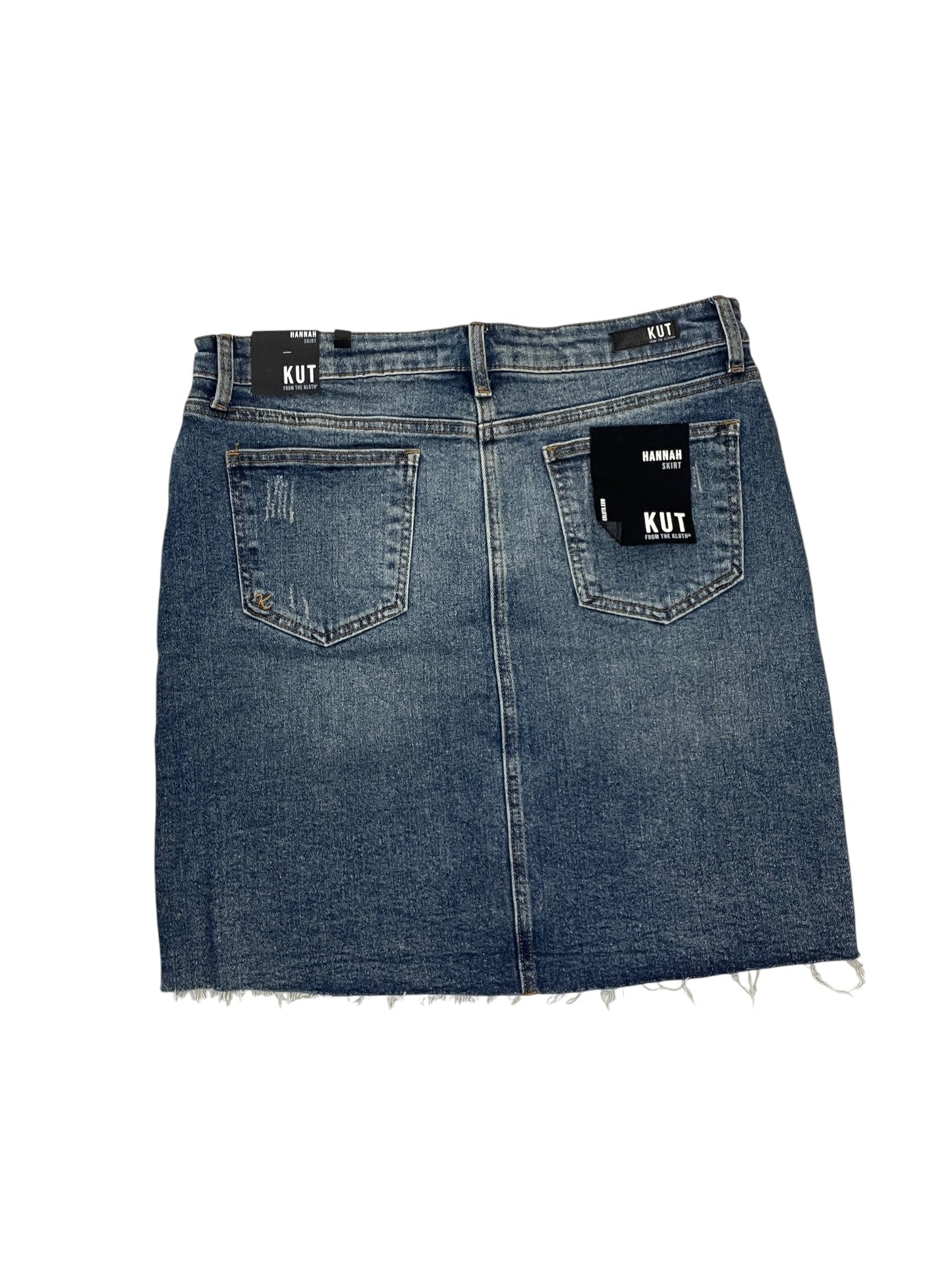 Skirt Mini & Short By Kut In Blue Denim, Size:M