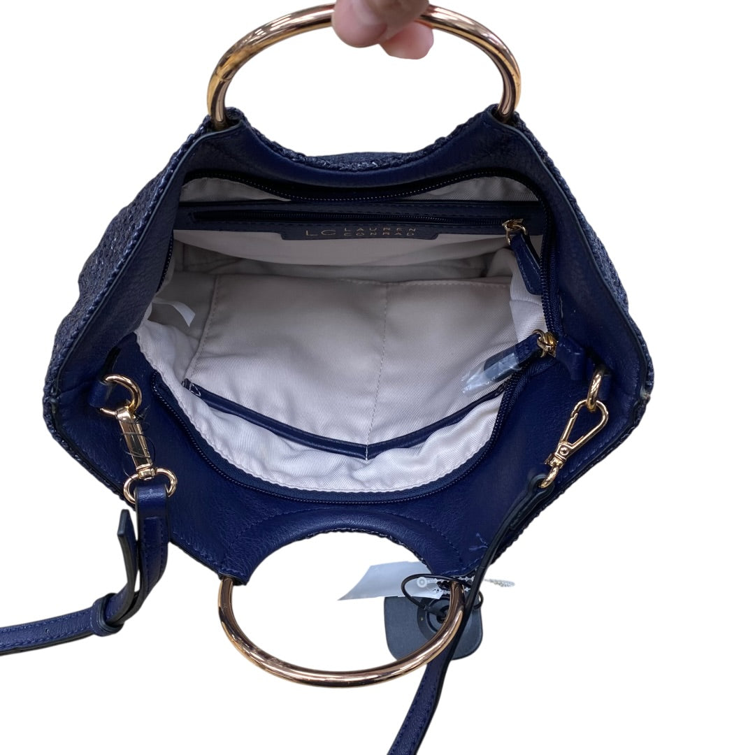 Handbag By Lc Lauren Conrad In Navy, Size:Medium