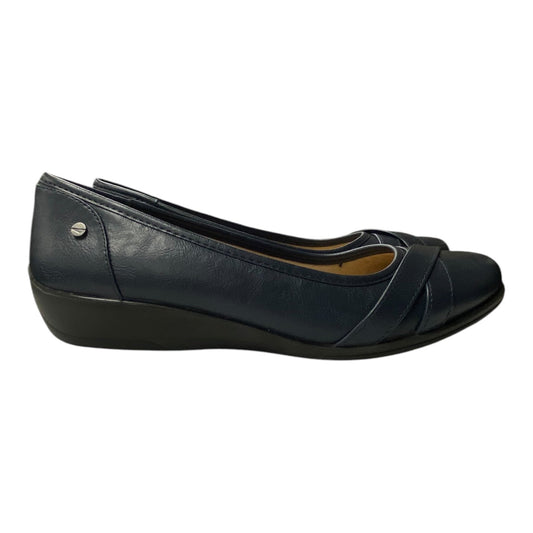 Shoes Flats By Life Stride In Navy, Size:10