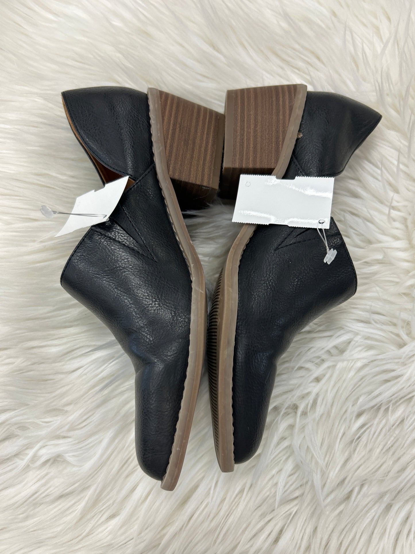 Boots Ankle Heels By Universal Thread In Black, Size:8