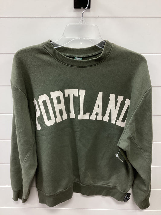 Sweatshirt Crewneck By Wild Fable In Green, Size:S