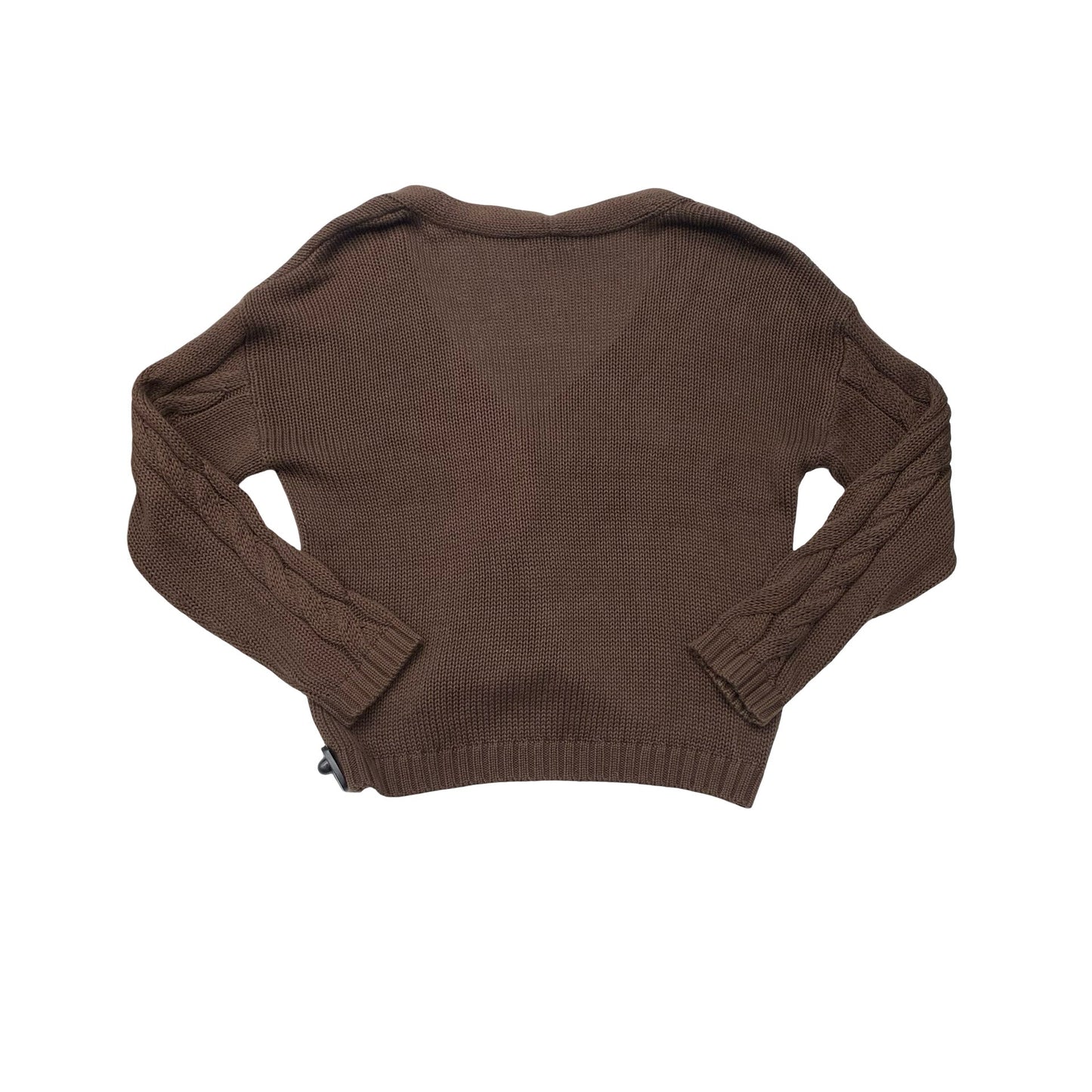 Sweater Cardigan By 525 In Brown, Size:S