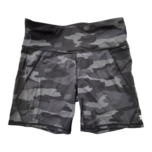 Shorts Designer By Sweaty Betty In Camouflage Print, Size:S