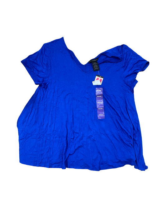Top Ss By Grace Elements In Blue, Size:1X