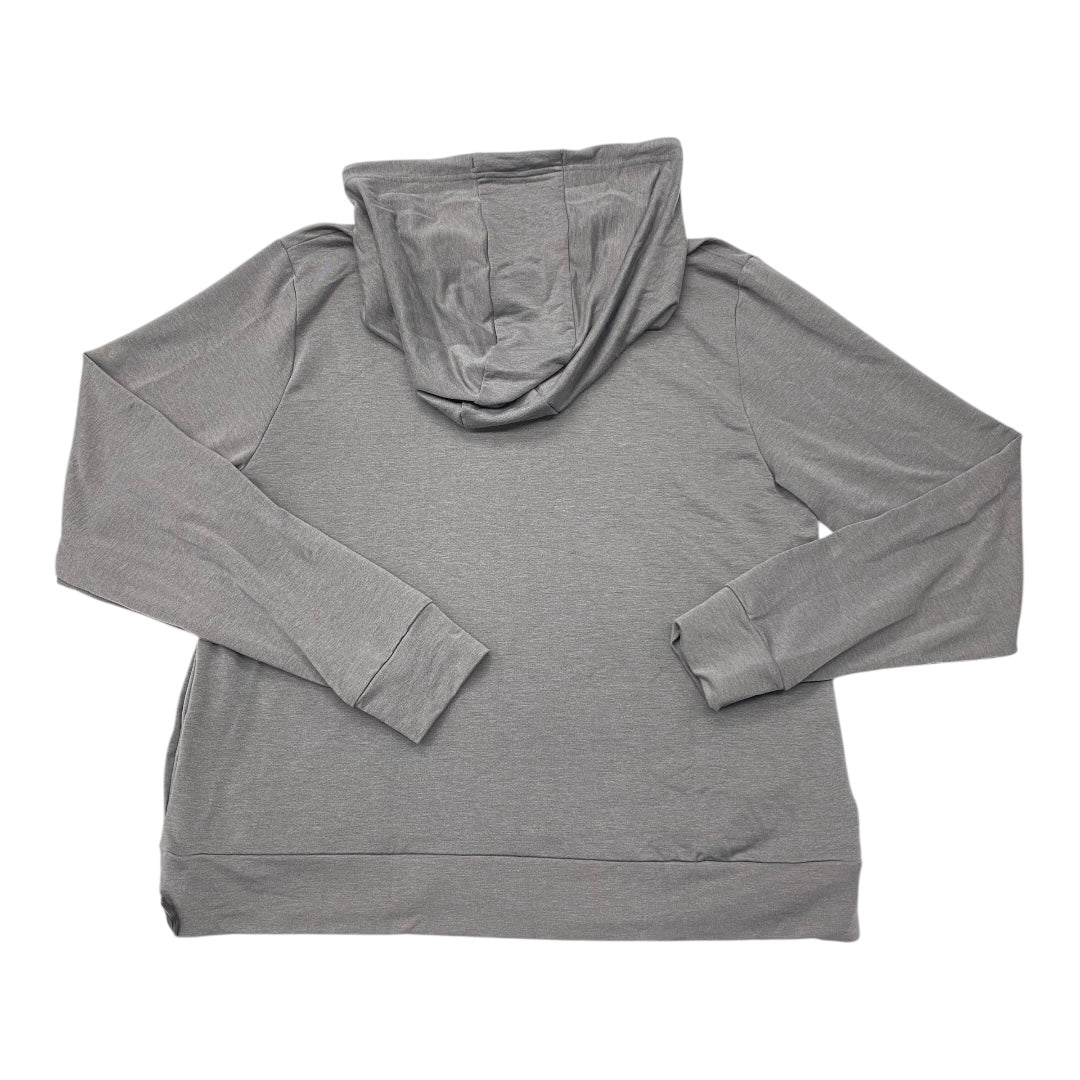 Athletic Sweatshirt Hoodie By Under Armour In Grey, Size:L