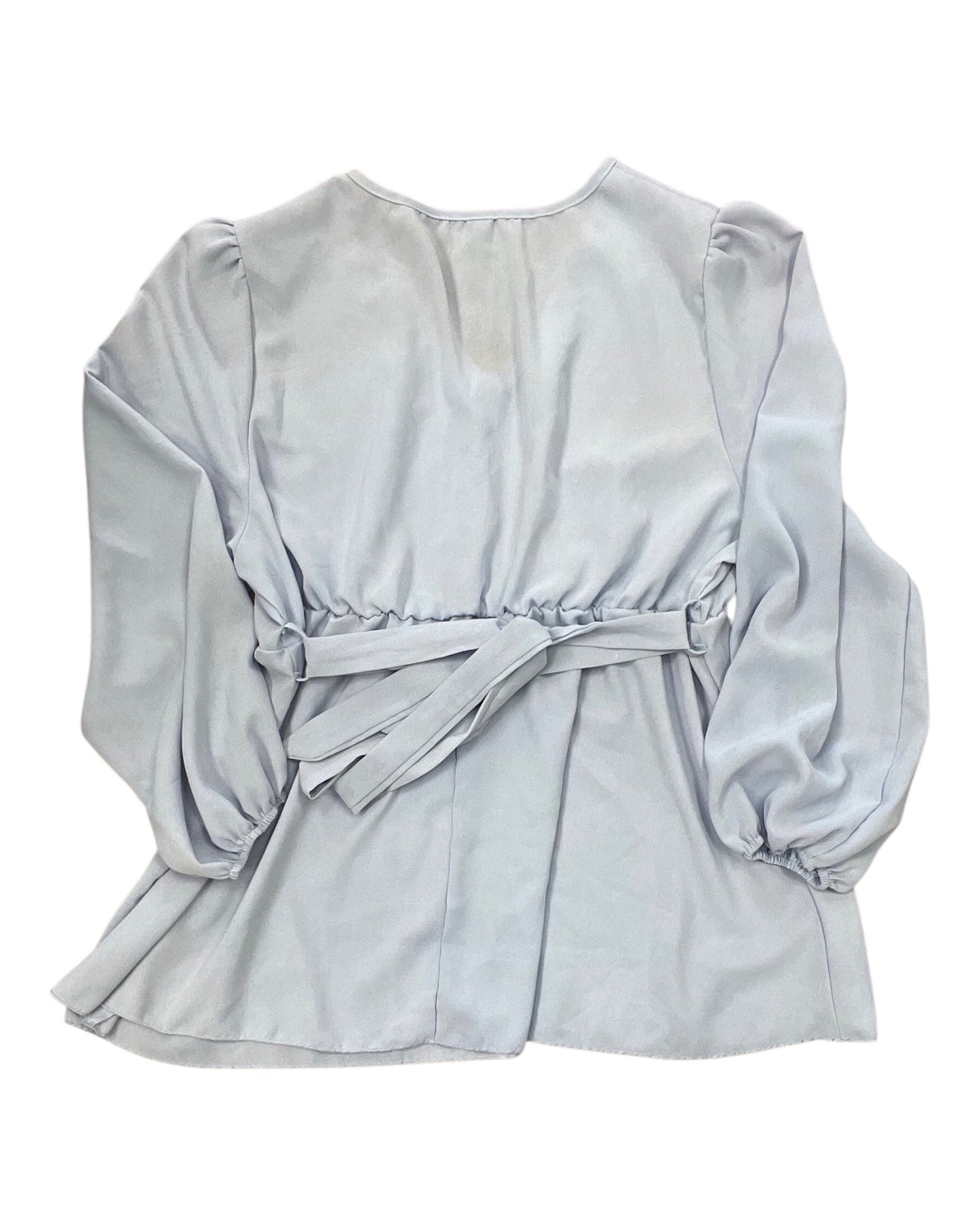 Top 3/4 Sleeve By Shein In Blue, Size:3X