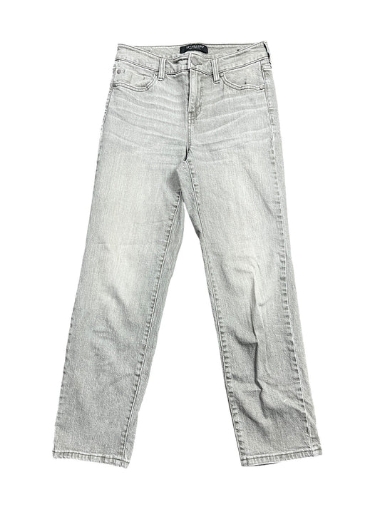 Jeans Straight By Liverpool In Grey Denim, Size:6