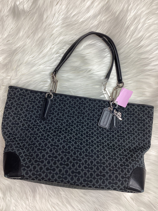 Handbag Designer By Coach In Black, Size:Medium