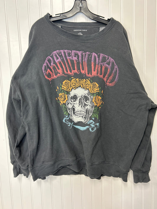Sweatshirt Crewneck By American Eagle In Grey, Size:L