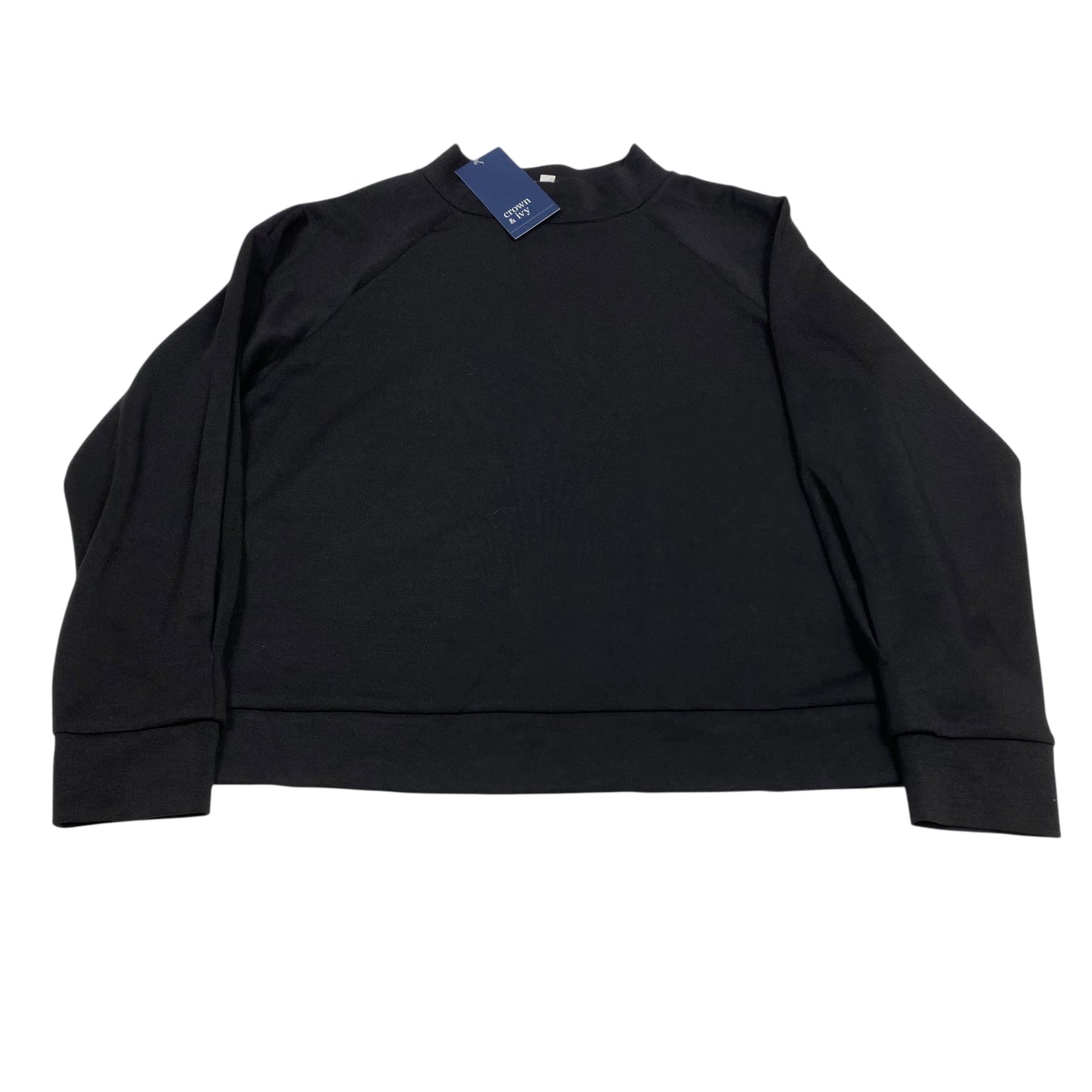 Top Ls By Crown And Ivy In Black, Size:Xl