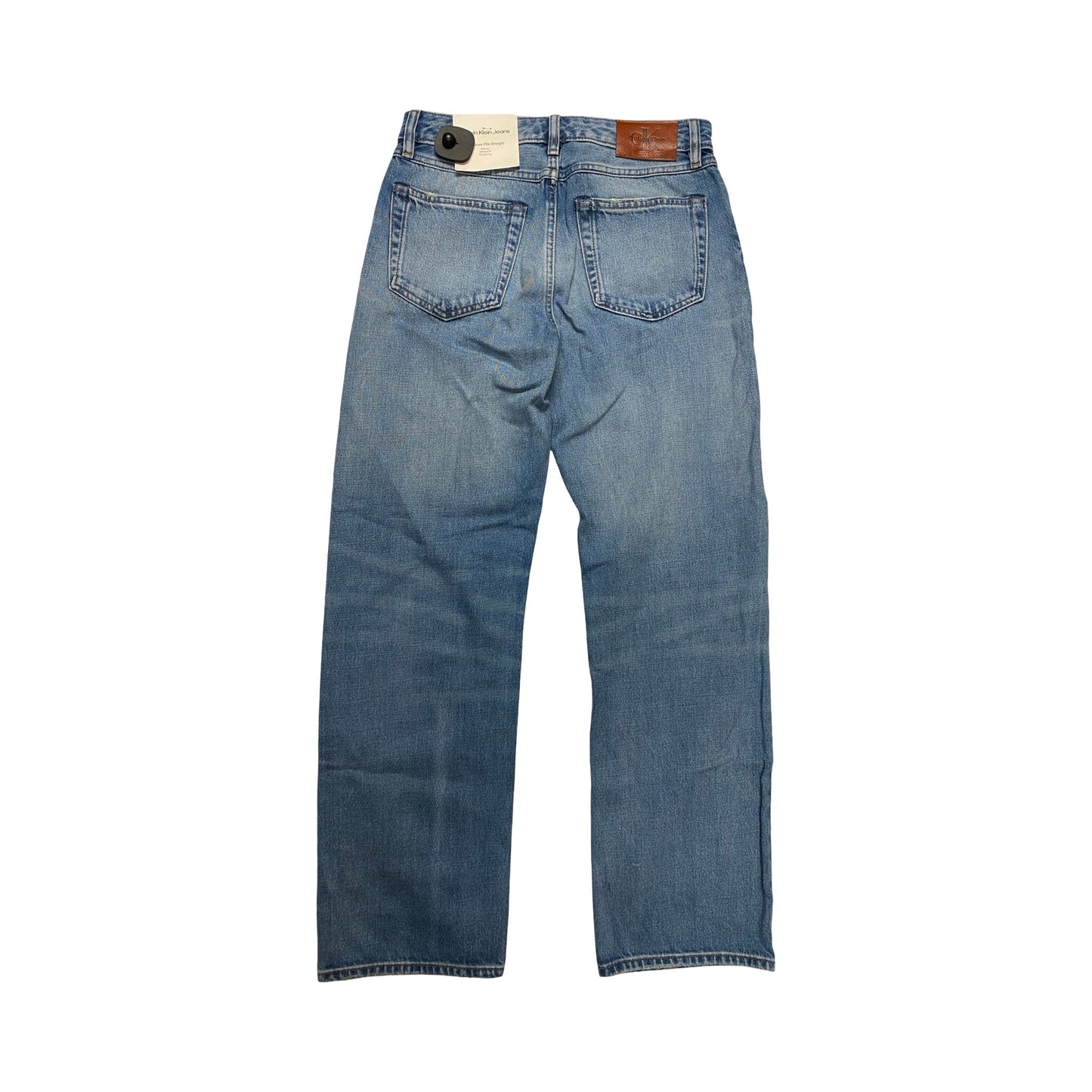 Jeans Straight By Calvin Klein In Blue Denim, Size:4
