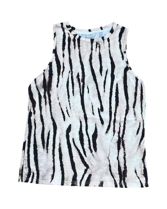 Top Sleeveless By Clothes Mentor In Animal Print, Size:Xl