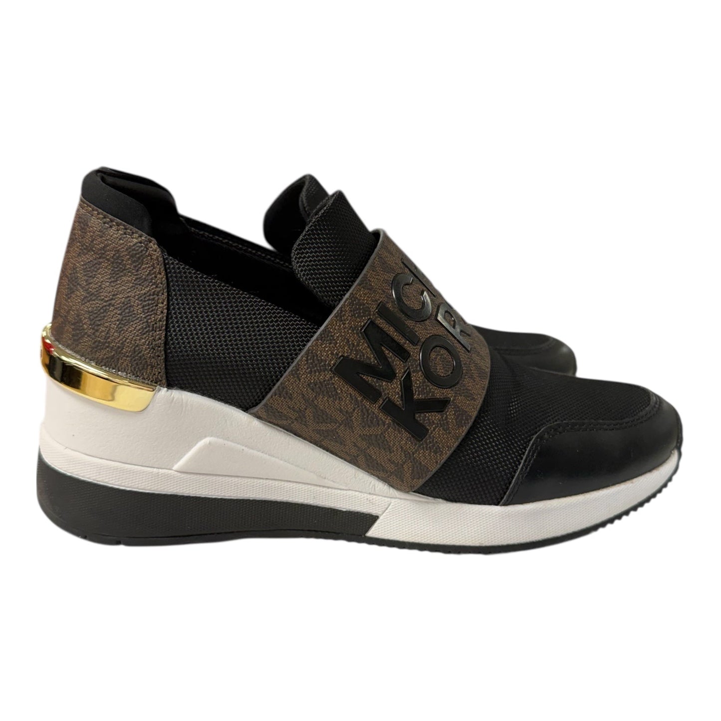 Shoes Designer By Michael Kors In Black, Size:6.5