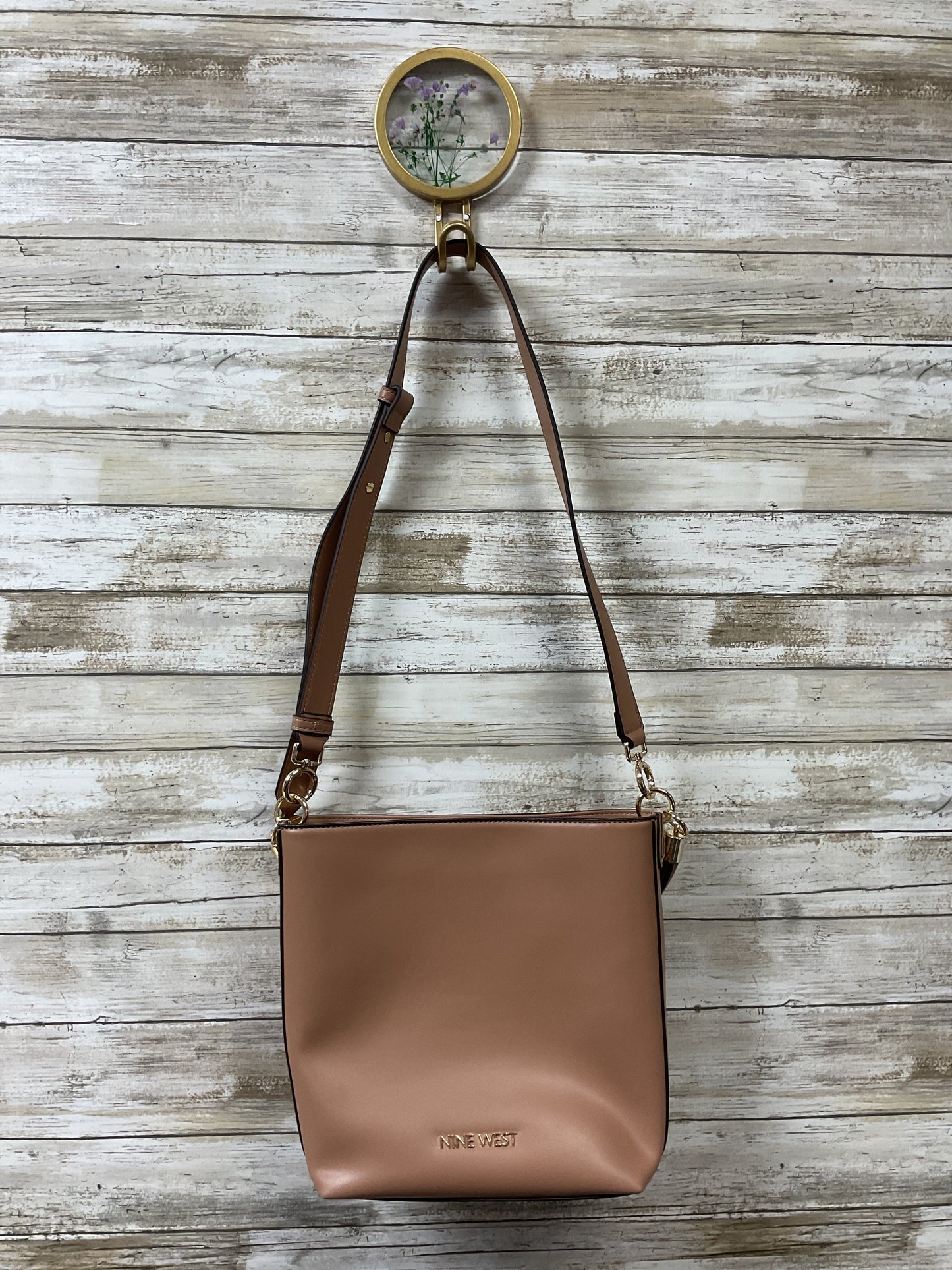 Handbag By Nine West In Brown, Size:Medium
