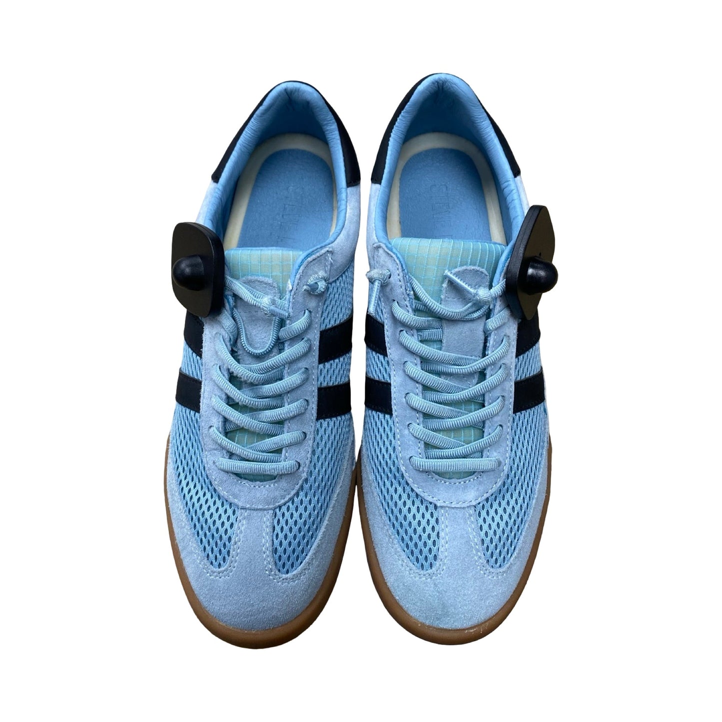 Shoes Sneakers By Steve Madden In Black & Blue, Size:9.5