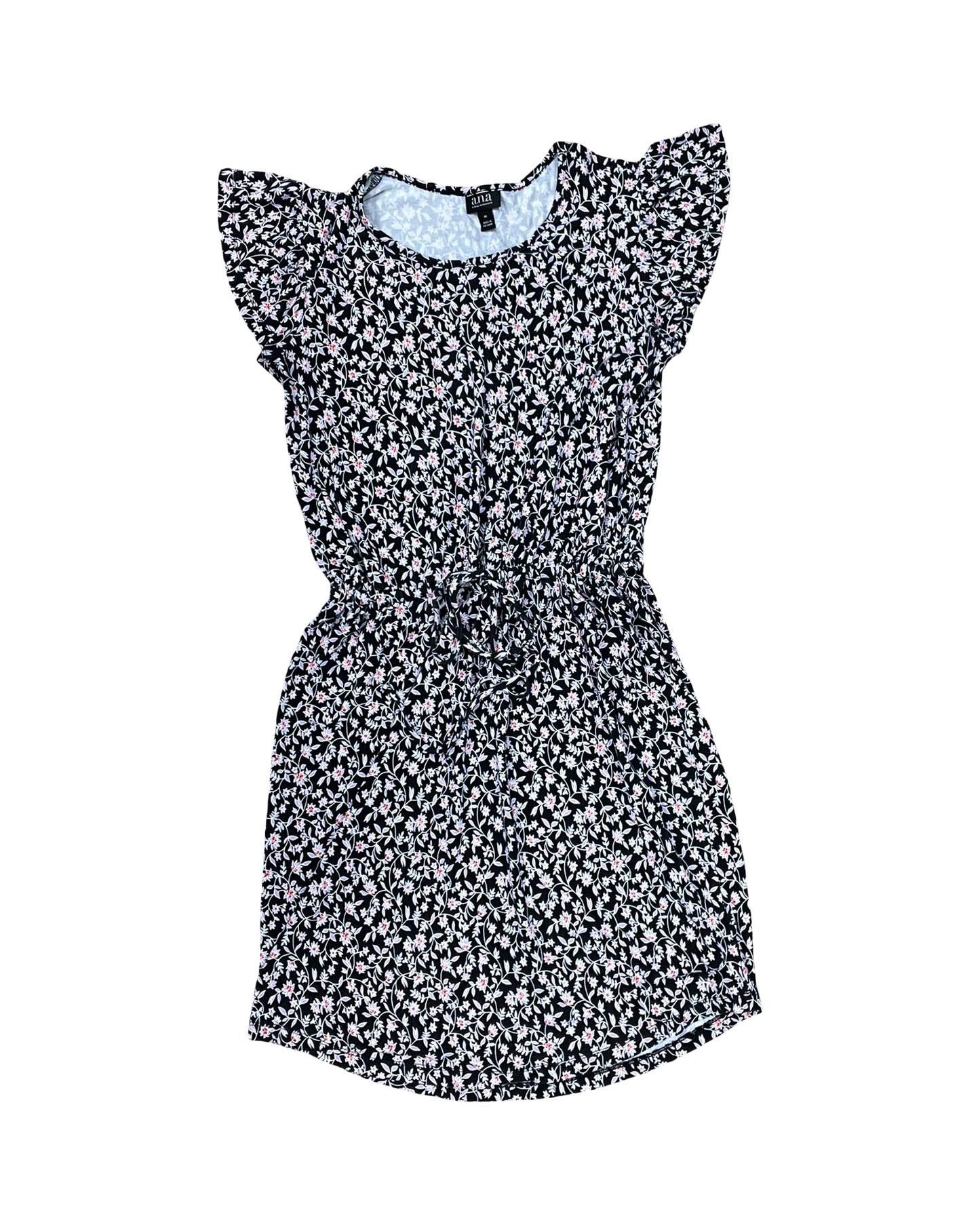 Dress Casual Midi By Ana In Black & Purple, Size:M