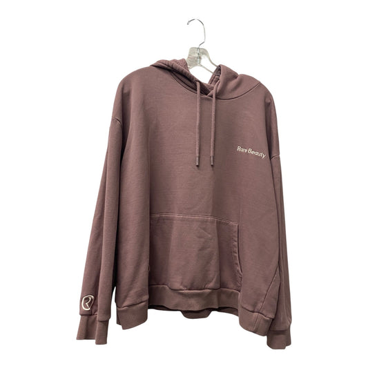 Sweatshirt Hoodie By rare beauty In Purple, Size:2X