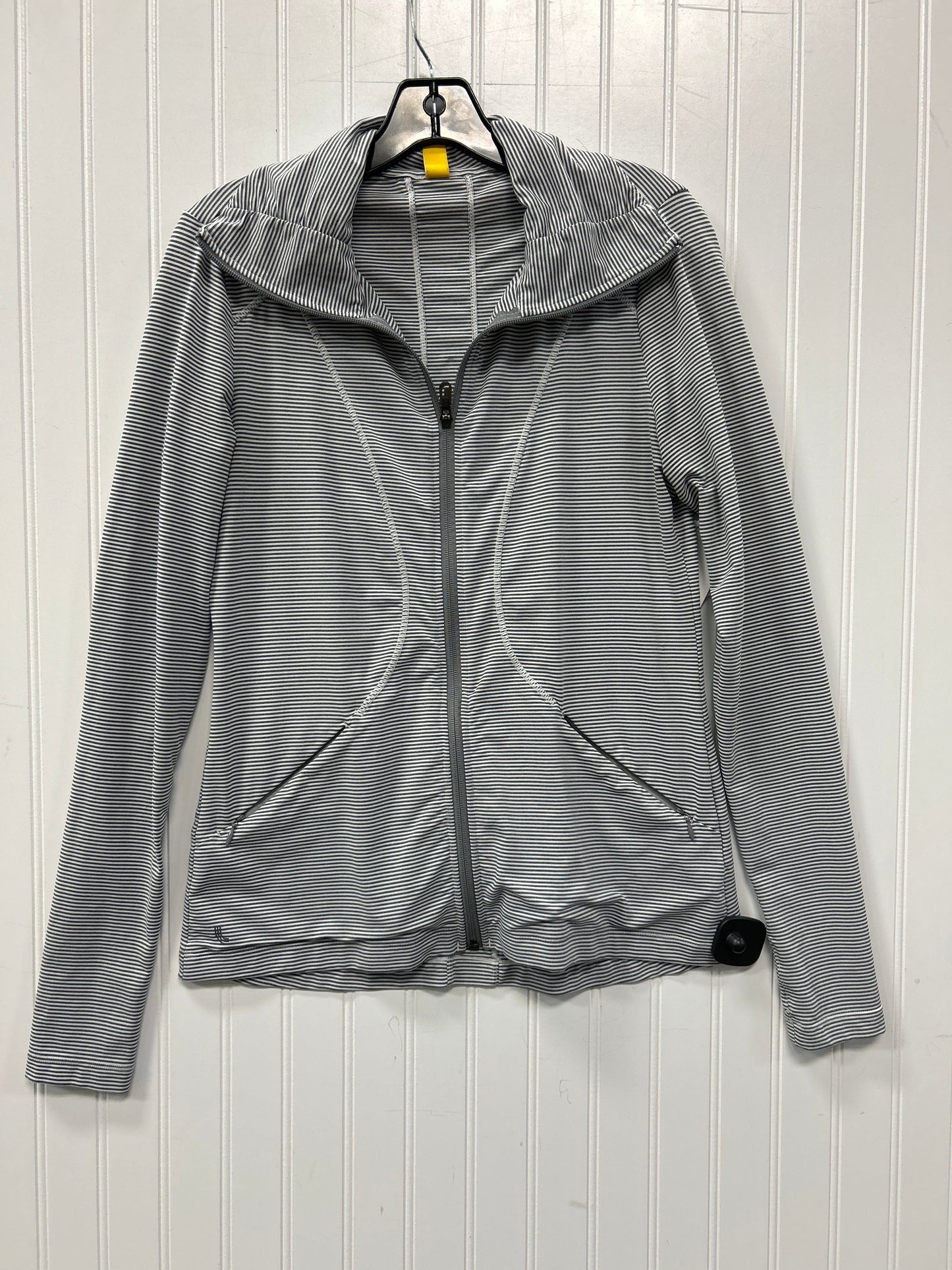 Athletic Jacket By Lole In Grey, Size:L
