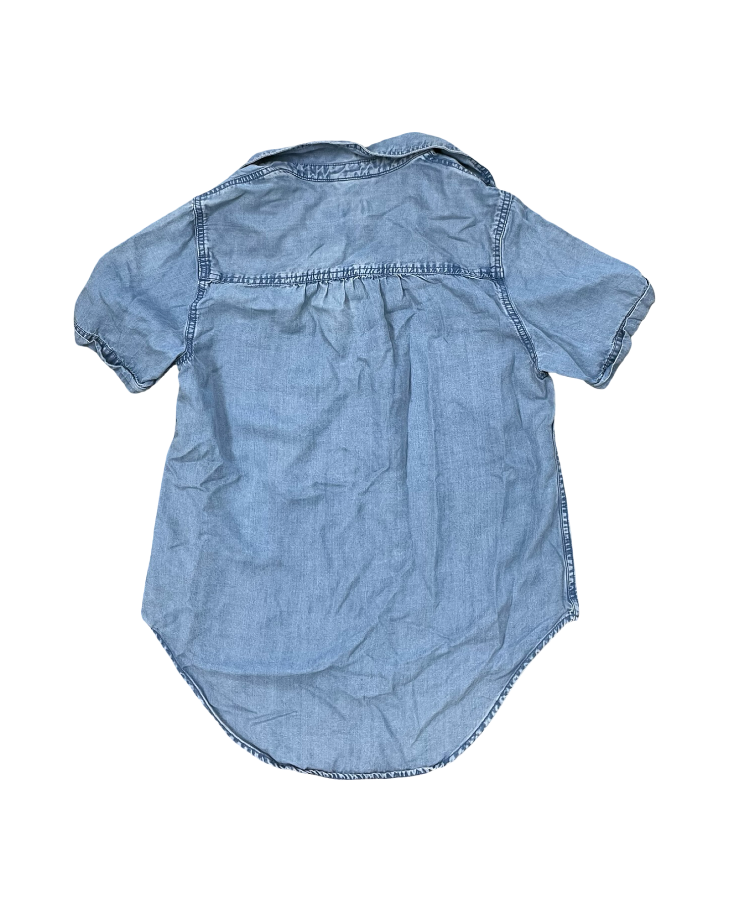 Top Ss By A New Day In Blue Denim, Size:S
