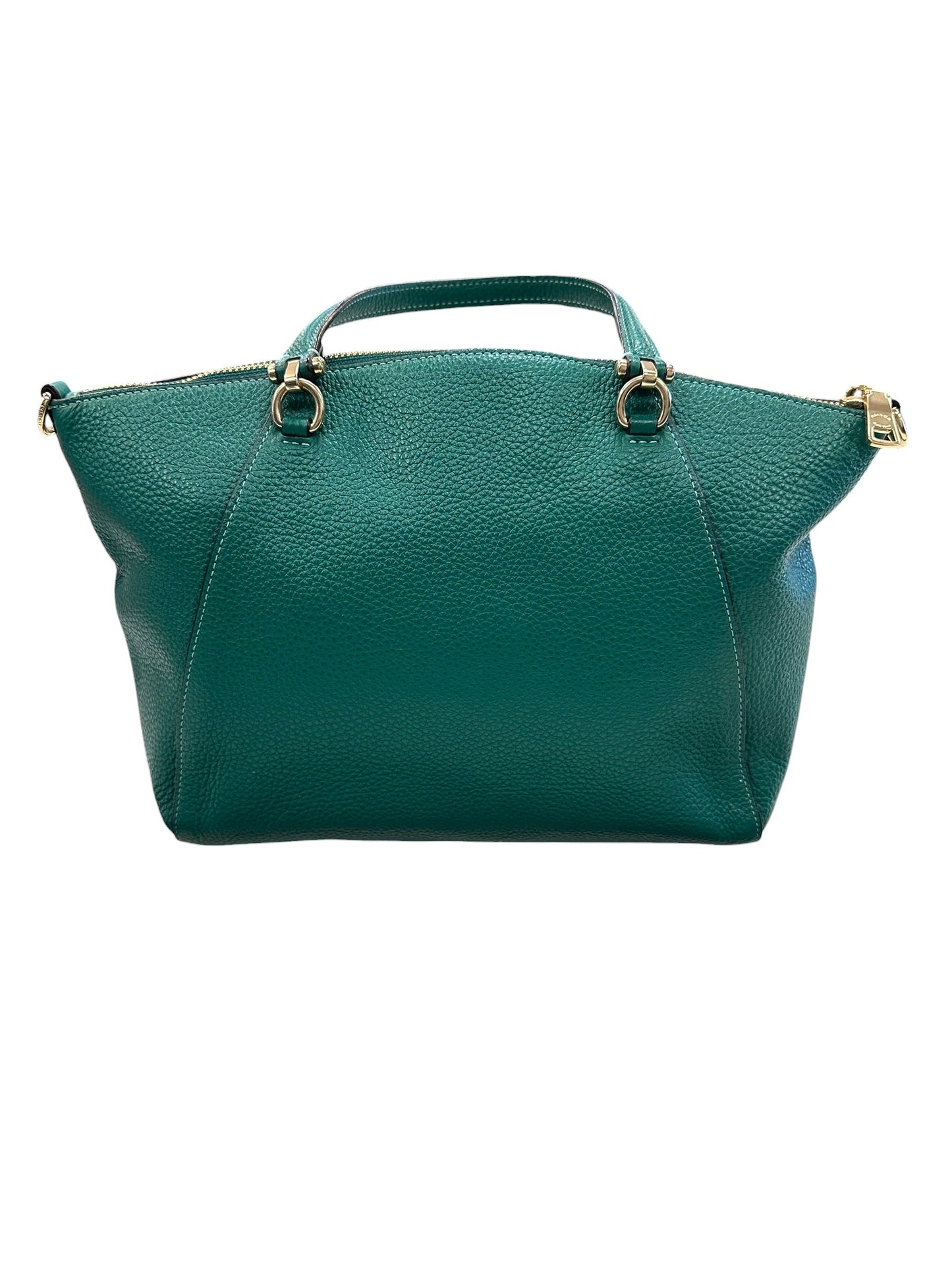Handbag Designer By Coach In Green, Size:Medium