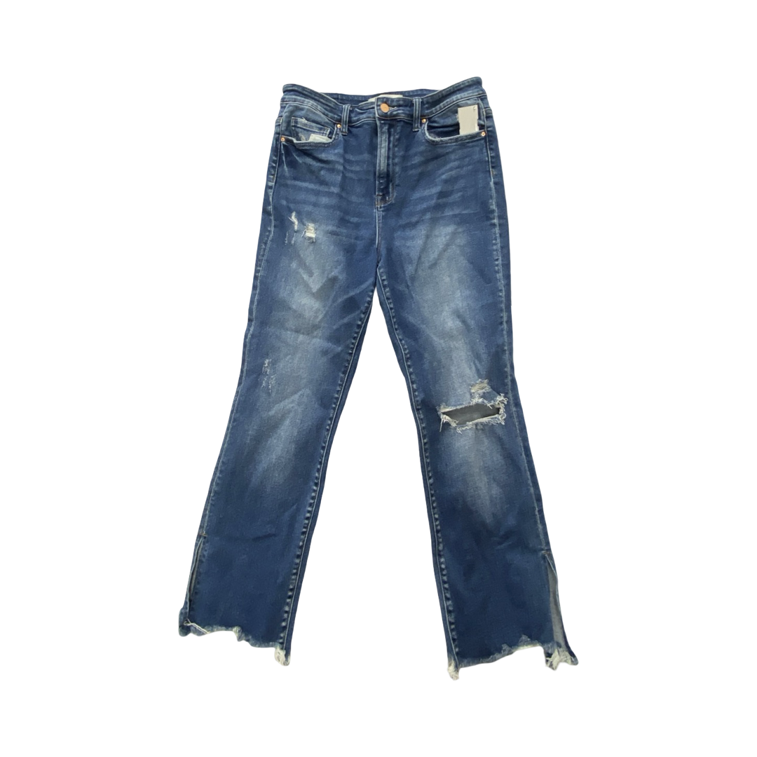 MICA Jeans Straight By Cmc In Blue Denim, Size:12
