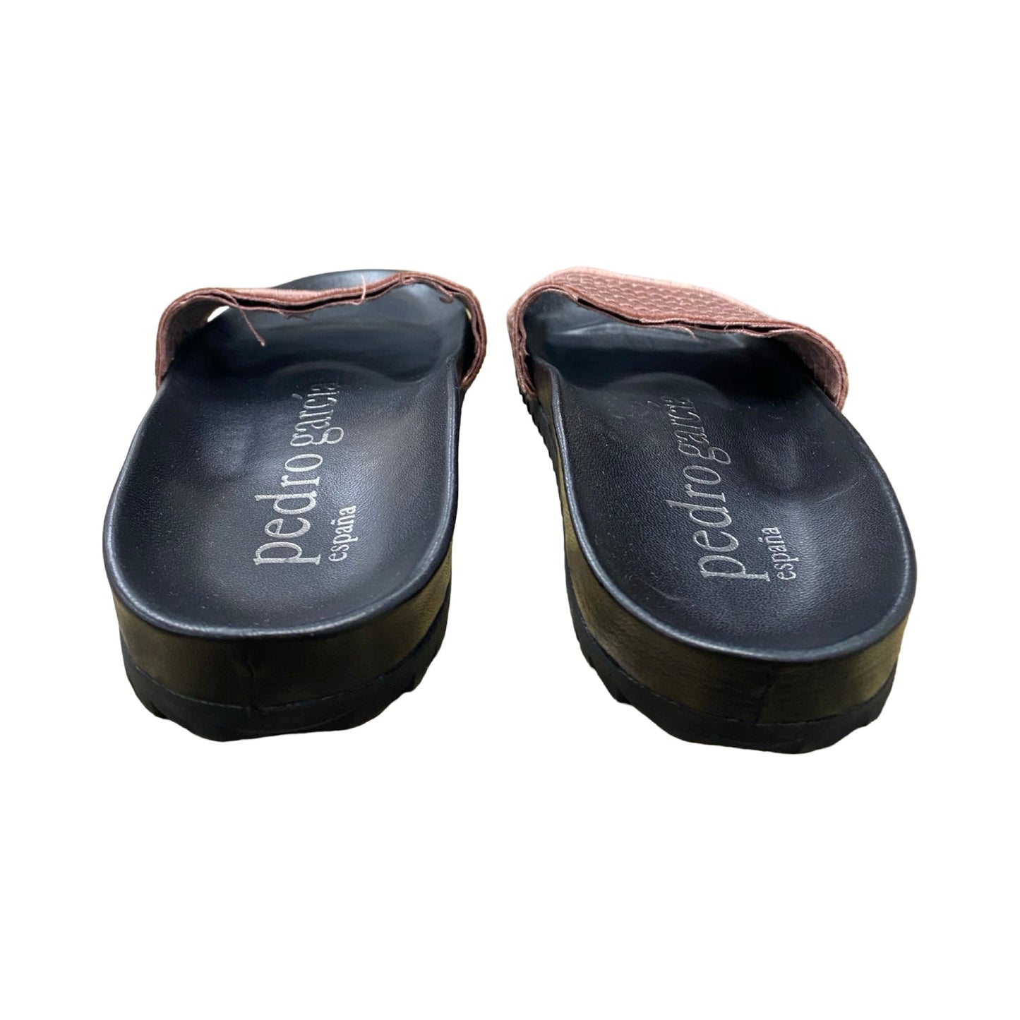 Sandals Designer By Cma In Black & Pink, Size:9