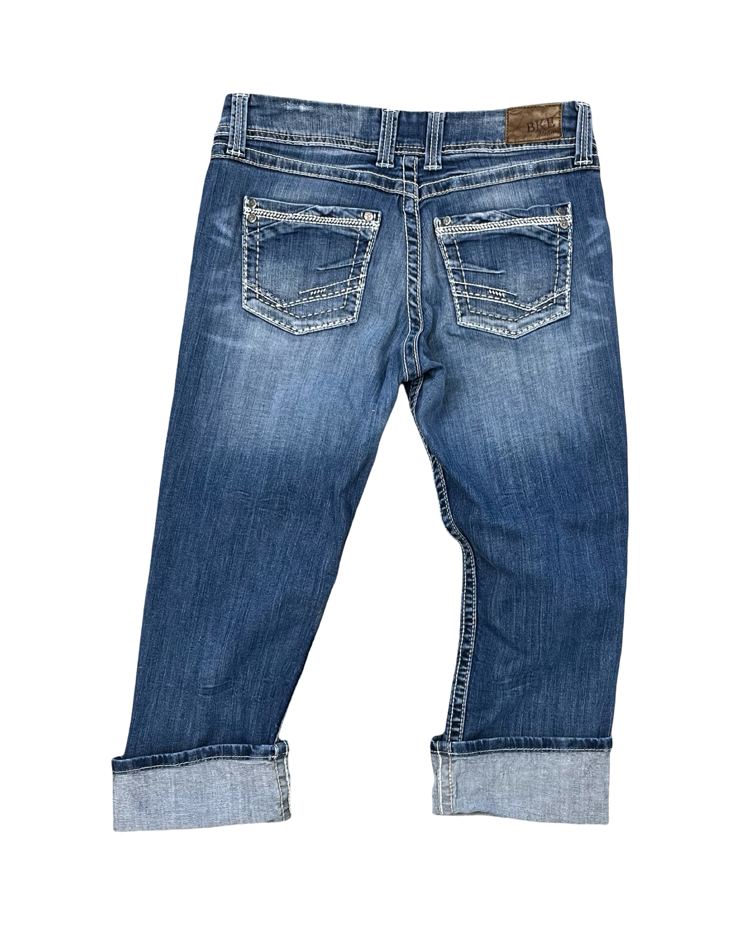 Jeans Cropped By Bke In Blue, Size:10